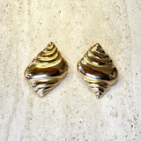 Whipped cream earrings