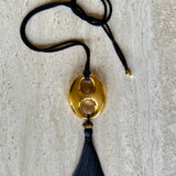 Jumbo tassel necklace