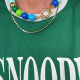 Feliz Necklace Green