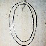Disco necklace silver
