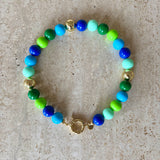 Feliz Necklace Green