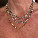 Disco necklace gold
