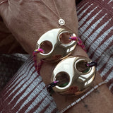 Bean bracelet gold