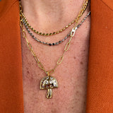 Magic mushroom necklace