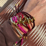 Bean bracelet mini gold