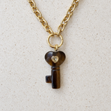 Key to my heart charm