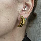 Croissant earring