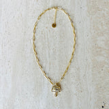 Magic mushroom necklace