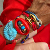 Bean icon bracelet