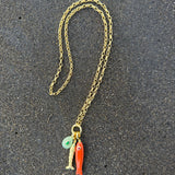 Lucky catch necklace