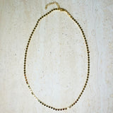 Disco necklace gold