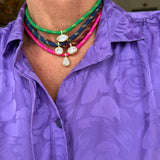 Diamond glow necklace
