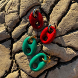 Bean earrings