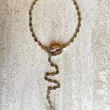 Chandelier necklace silver