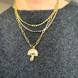 Magic mushroom necklace