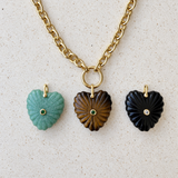 Heart of stone pendant