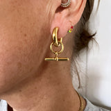 Toggle earrings