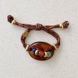 Bean icon bracelet