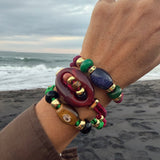 Bean icon bracelet