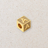 Block letter charm
