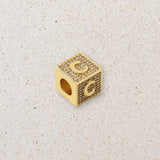 Block letter charm