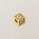 Block letter charm