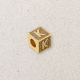 Block letter charm