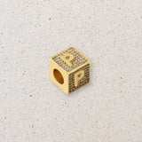 Block letter charm