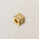 Block letter charm