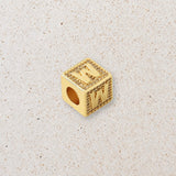 Block letter charm